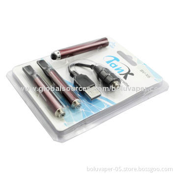 BV-X6 Mini Electronic Cigarettes with 360mAh Battery Capacity and 3.6V Output Voltage